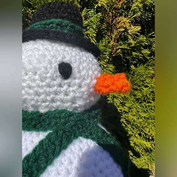 Hand Crocheted Frost the Snowman! - Picture 4 of 7